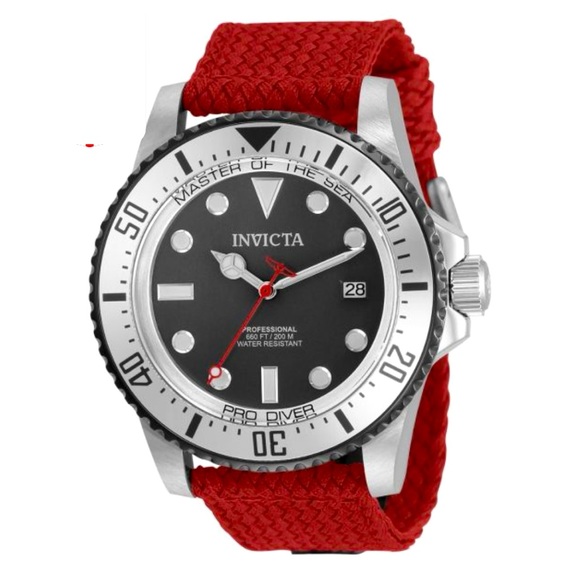 New Invicta Pro Diver Automatic Men’s Watch 44 mm Red - Picture 12 of 12